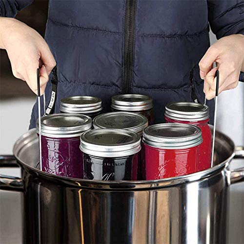 Canning Set with Tongs, Rack, and Funnel