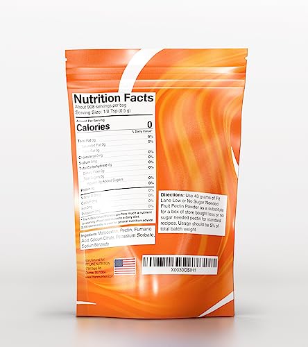 Premium Low Sugar Pectin for Jam Making, 1lb Bag