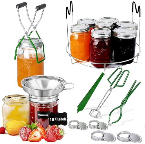 11pc Stainless Steel Canning Starter Kit with Essential Tools