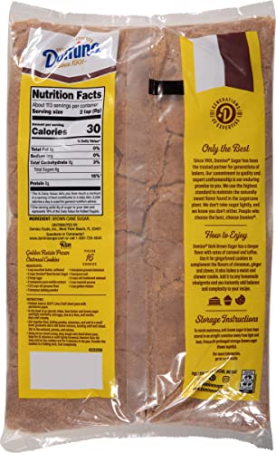 Domino Dark Brown Sugar, 4 LB (2 LB Bags) Pack