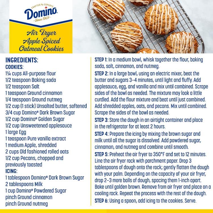 Domino Dark Brown Sugar, 4 LB (2 LB Bags) Pack