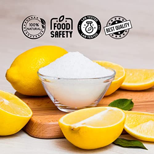 Essencea Citric Acid 5LB Pure Bulk Ingredients Non-GMO