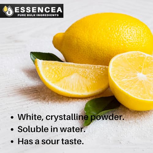 Essencea Citric Acid 5LB Pure Bulk Ingredients Non-GMO