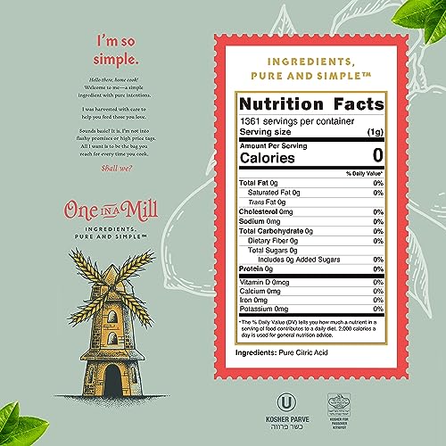 Citric Acid 3LB | Food Grade Kosher Enhancer