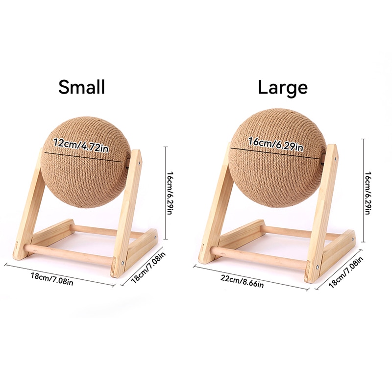 Sisal Ball Cat Scratching Board