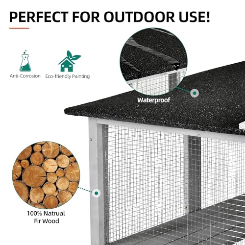YITAHOME Large Outdoor Cat Enclosure with Cat House