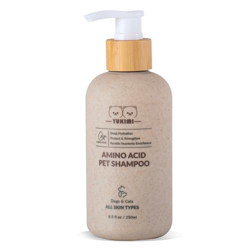 YUKIMI Dermatologist Certified Hypoallergenic Formula Pet Shampoo for Cats