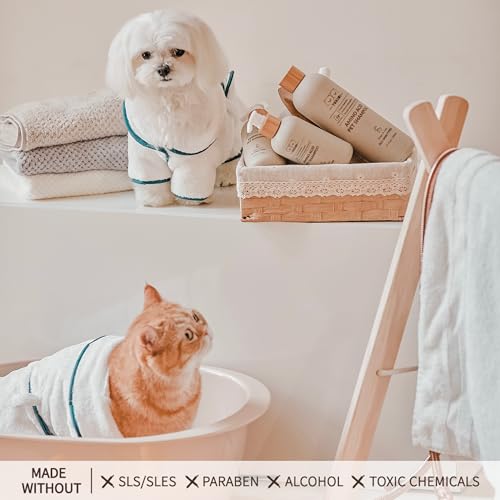 YUKIMI Dermatologist Certified Hypoallergenic Formula Pet Shampoo for Cats