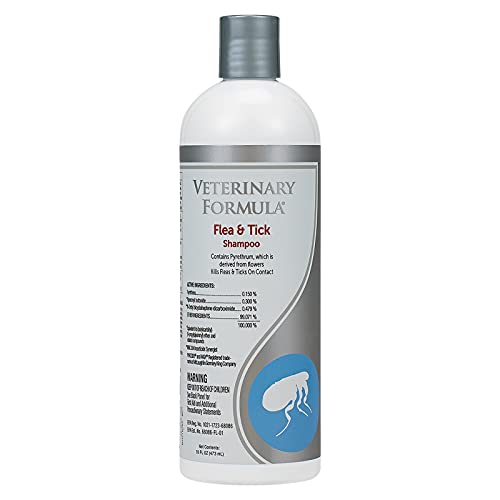 Flea and Tick Shampoo for Cats, 16 oz