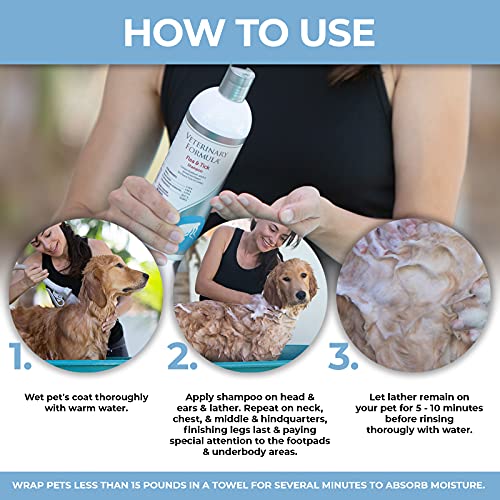 Flea and Tick Shampoo for Cats, 16 oz