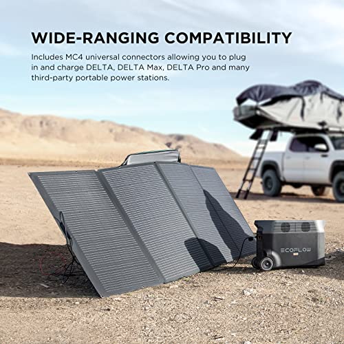 3600Wh Portable Solar Generator with Panels