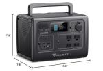 BLUETTI EB55 Portable Power Station, 537Wh Battery Backup