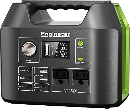 EnginStar 300W Portable Power Station for Outdoors