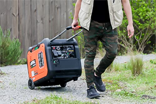 Ultra-Light GENMAX Inverter Generator, 6000W Quiet Engine