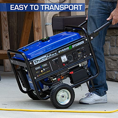 DuroMax Dual Fuel Portable Generator - 5500W