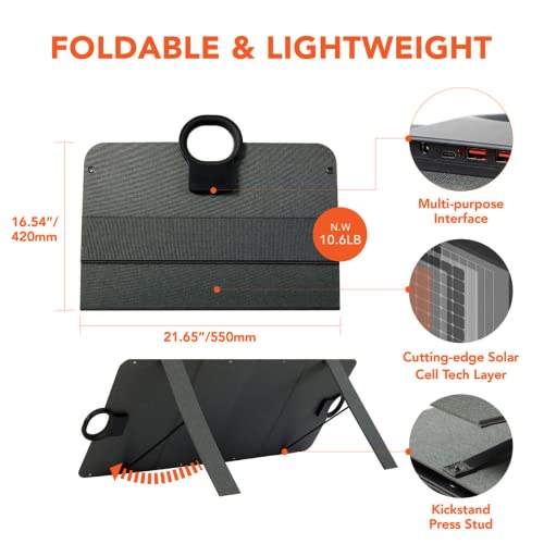100W Solar Panel for Portable Power Station