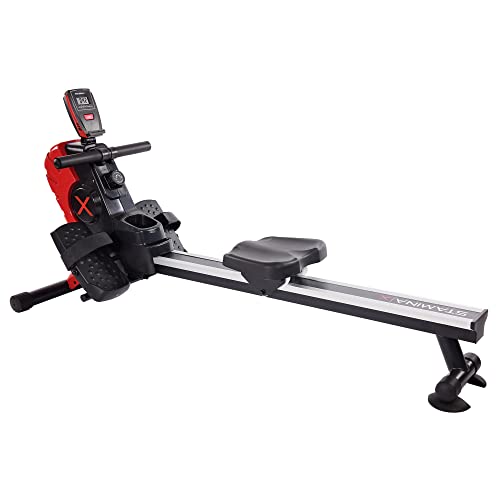 Stamina Magnetic Rower with Workout App