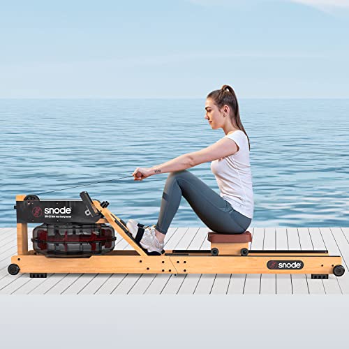 Snode Bluetooth Wood Water Rowing Machine