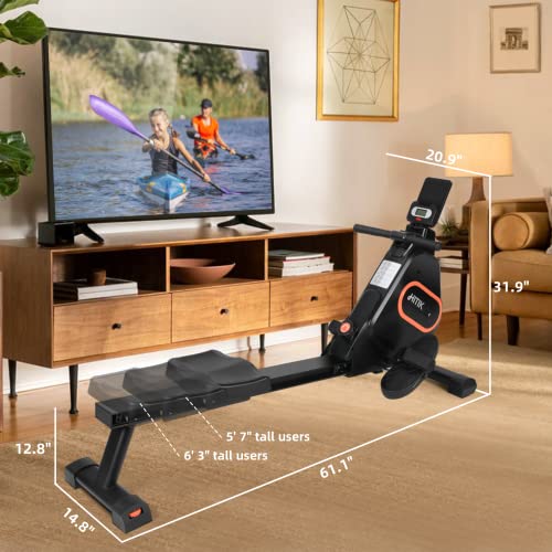 350LB Magnetic Rowing Machine with Ergonomic Design