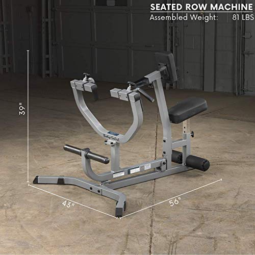 Adjustable Seated Row Machine for Back and LAT Workouts