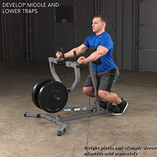 Adjustable Seated Row Machine for Back and LAT Workouts