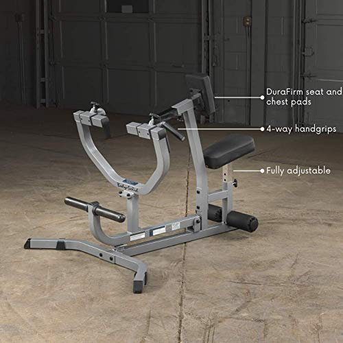 Adjustable Seated Row Machine for Back and LAT Workouts