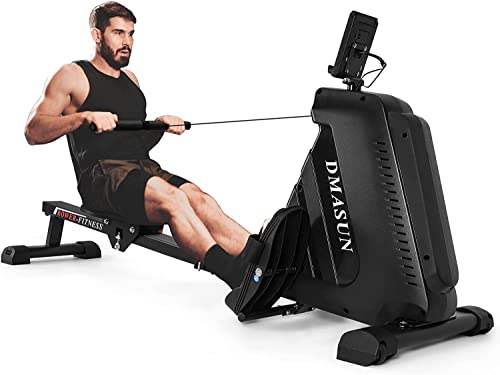Foldable Magnetic Rowing Machine with 16 Level Resistance