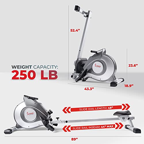Sunny Health Magnetic Rowing Machine - SF-RW5515