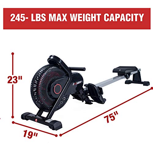 EFITMENT Aero Air Fan Rowing Machine - RW036