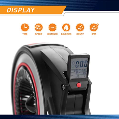 Foldable Marcy Rowing Machine with 8 Resistance