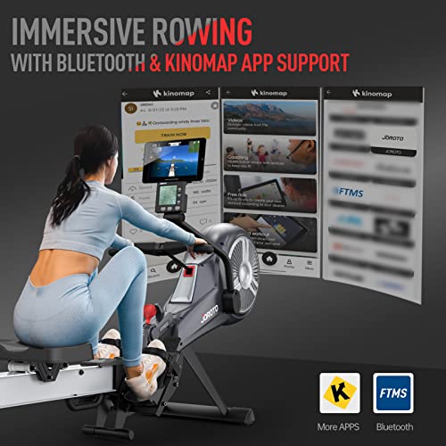 JOROTO Magnetic Air Rower with Bluetooth
