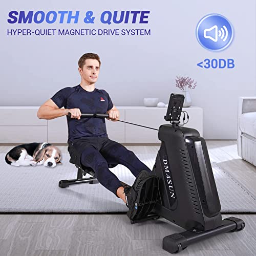 Foldable Magnetic Rowing Machine with 16 Level Resistance