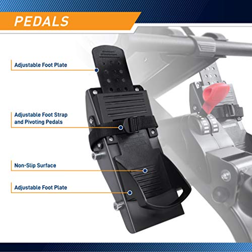 Foldable Marcy Rowing Machine with 8 Resistance