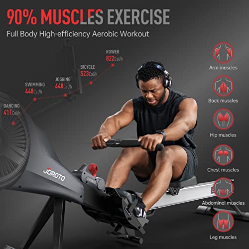 JOROTO Magnetic Air Rower with Bluetooth