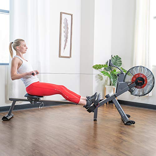 Sunny Air Plus Magnetic Rowing Machine - Gray
