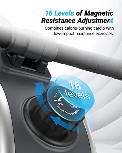 Merach Magnetic Rower with 16 Resistance Levels