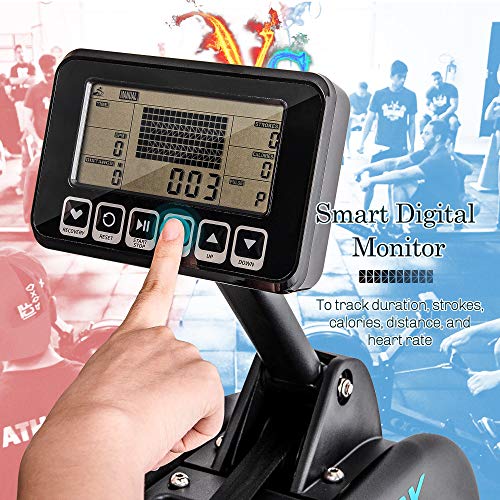 Merax Water Rowing Machine - 330 lb Capacity