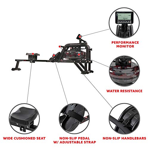 Obsidian Surge 500 Water Rowing Machine