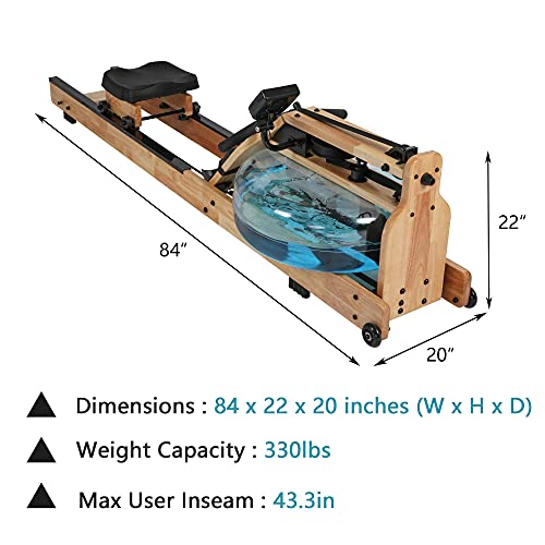 Koreyosh Water Resistance Rowing Machine
