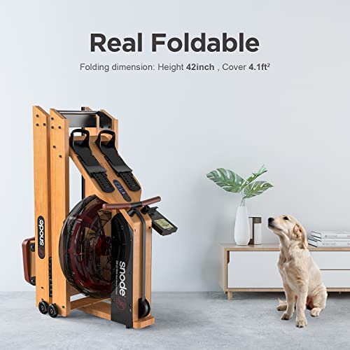Snode Bluetooth Wood Water Rowing Machine