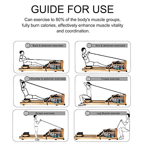 Koreyosh Water Resistance Rowing Machine