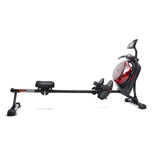 Sunny Hydro+ Dual Smart Water Rower (Black)