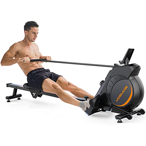 YOSUDA Magnetic Rowing Machine with LCD Monitor