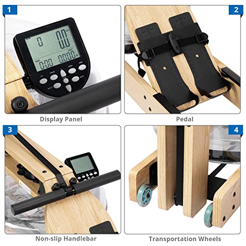 PEXMOR Oak Wood Water Rower