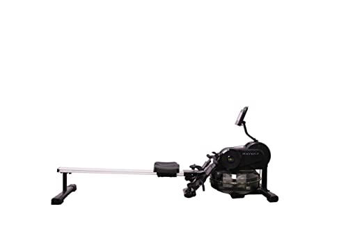 WaveFit Swell Water Rower with Bluetooth Fitness Tracking
