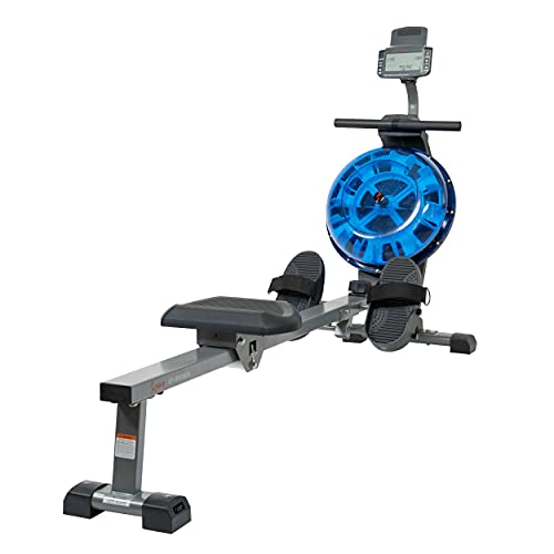 Sunny Hydro+ Magnetic Water Rowing Machine, Black