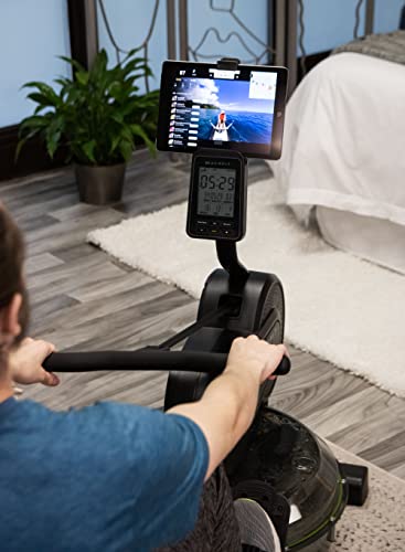 WaveFit Swell Water Rower with Bluetooth Fitness Tracking