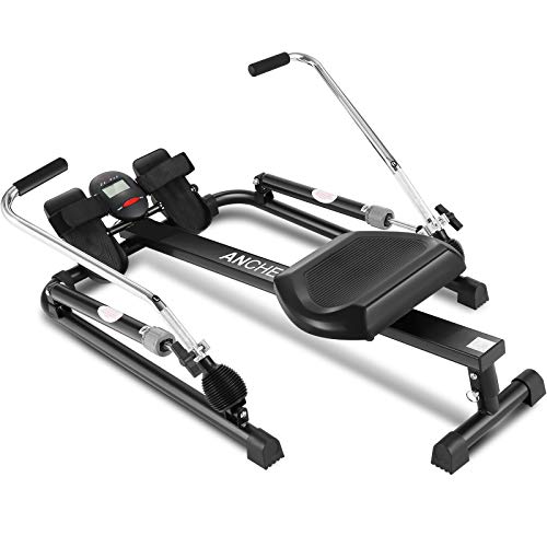 Full Motion Hydraulic Rowing Machine with LCD Monitor