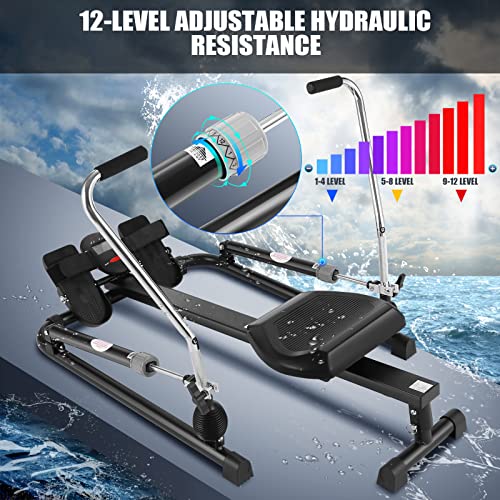 Foldable Home-use Rowing Machines with Smooth Resistance
