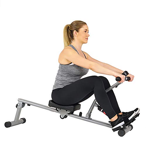Sunny Health & Fitness Rowing Machine with Digital Monitor